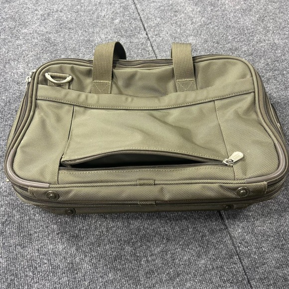 Briggs & Riley 231X-7 Double Expandable Carry-On Business Travel Bag Olive Green - Picture 15 of 16